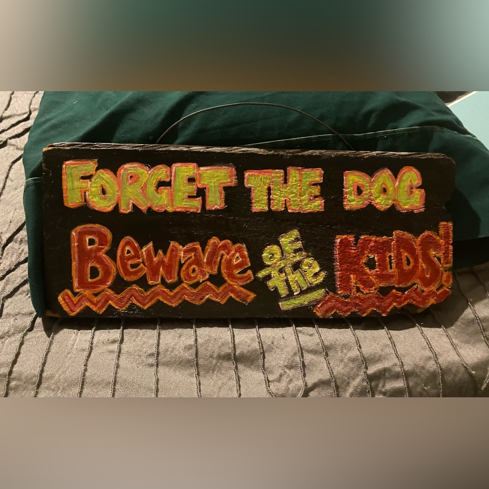 Hand painted sign